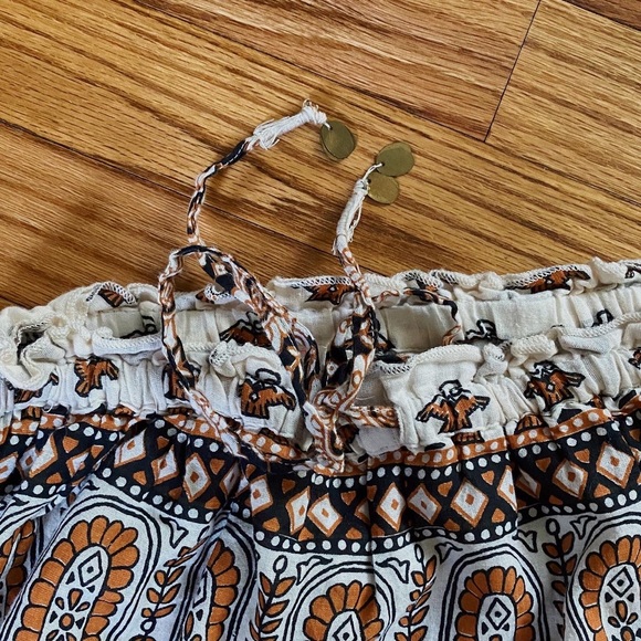 Billabong Orange Printed Maxi Skirt - Picture 4 of 7